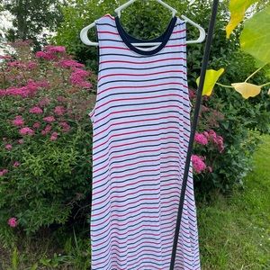 Time and tru red white and blue dress xlarge nwot